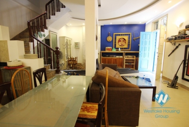 4 bedrooms house for rent in Trinh Cong Son st, Tay Ho district, Hanoi